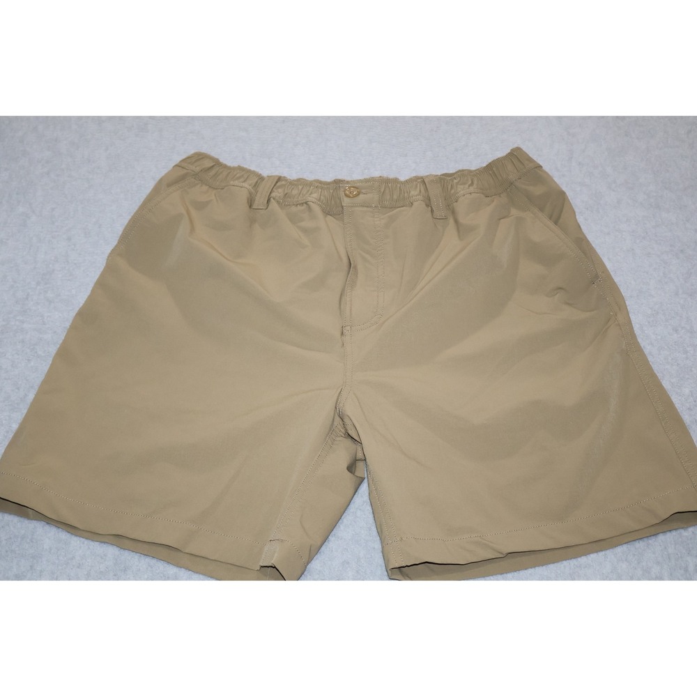 SSCO Shorts Southern Shirt Co Mens XL Tan Hybrid Performance Stretch Swim Golf